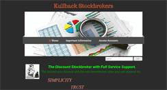 Desktop Screenshot of kullbackstockbrokers.com
